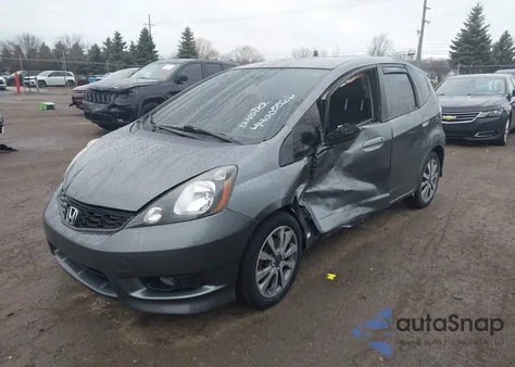 2012 Honda Fit Sport from USA, damaged, VIN JHMGE8G52CC016332
